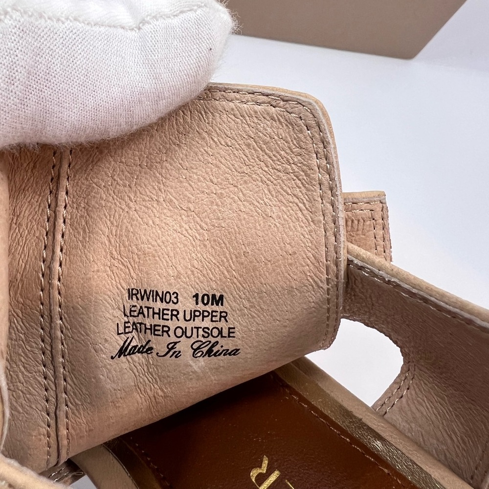 DONALD PLINER💯LADIES SAND COLOR OPEN TOE HALF BOOT. SIZE 10 MEDIUM - Picture 8 of 16